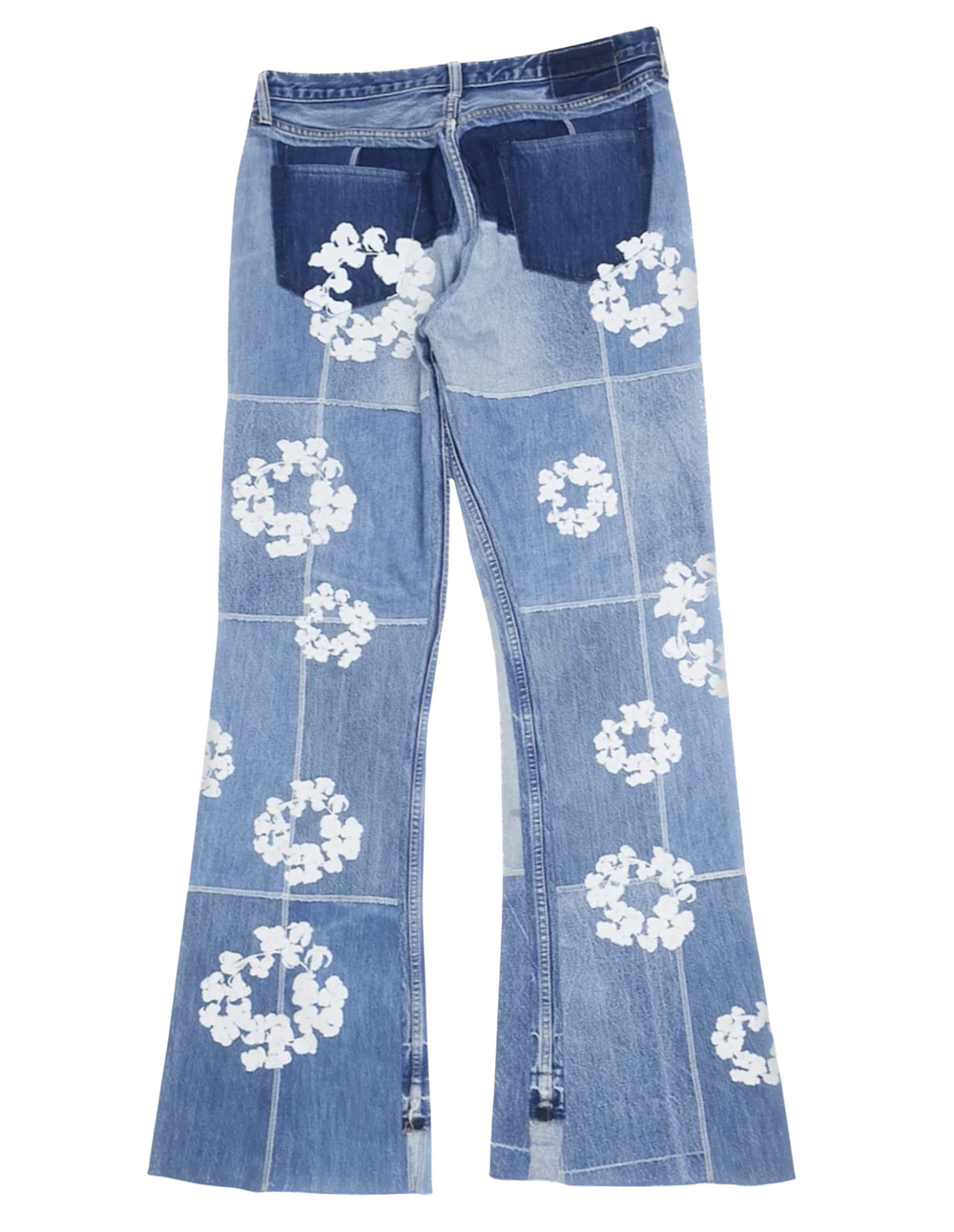 Denim Tears x Readymade 'Cotton Wreath' Embroidered Jeans