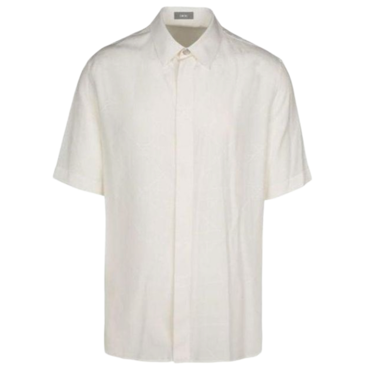 Dior 'White' Silk Blend Button Up Shirt