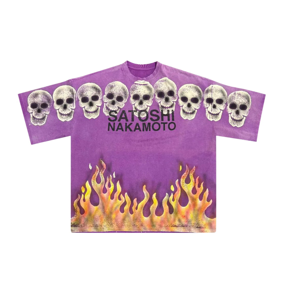 Satoshi Nakamoto 'Lost Boys' Purple Tee