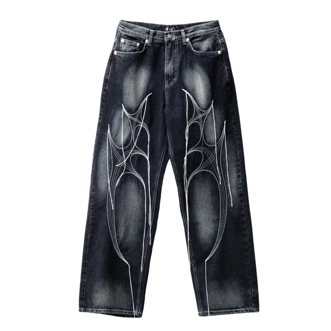 Thug Club 'Tribal Tree' Indigo Denim Pants