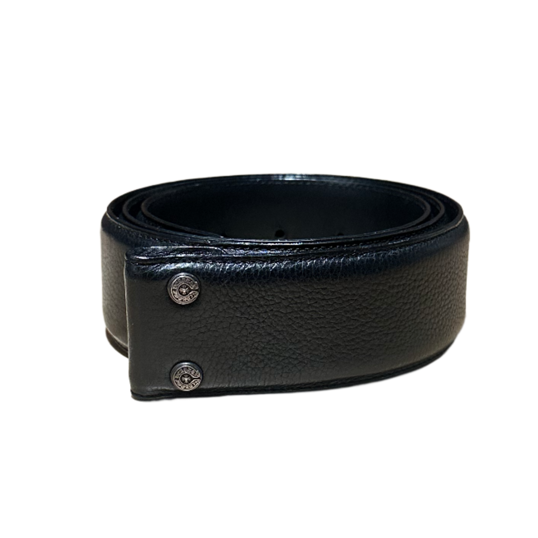 Chrome Hearts 'Black' 2in. Jumbo Belt Strap