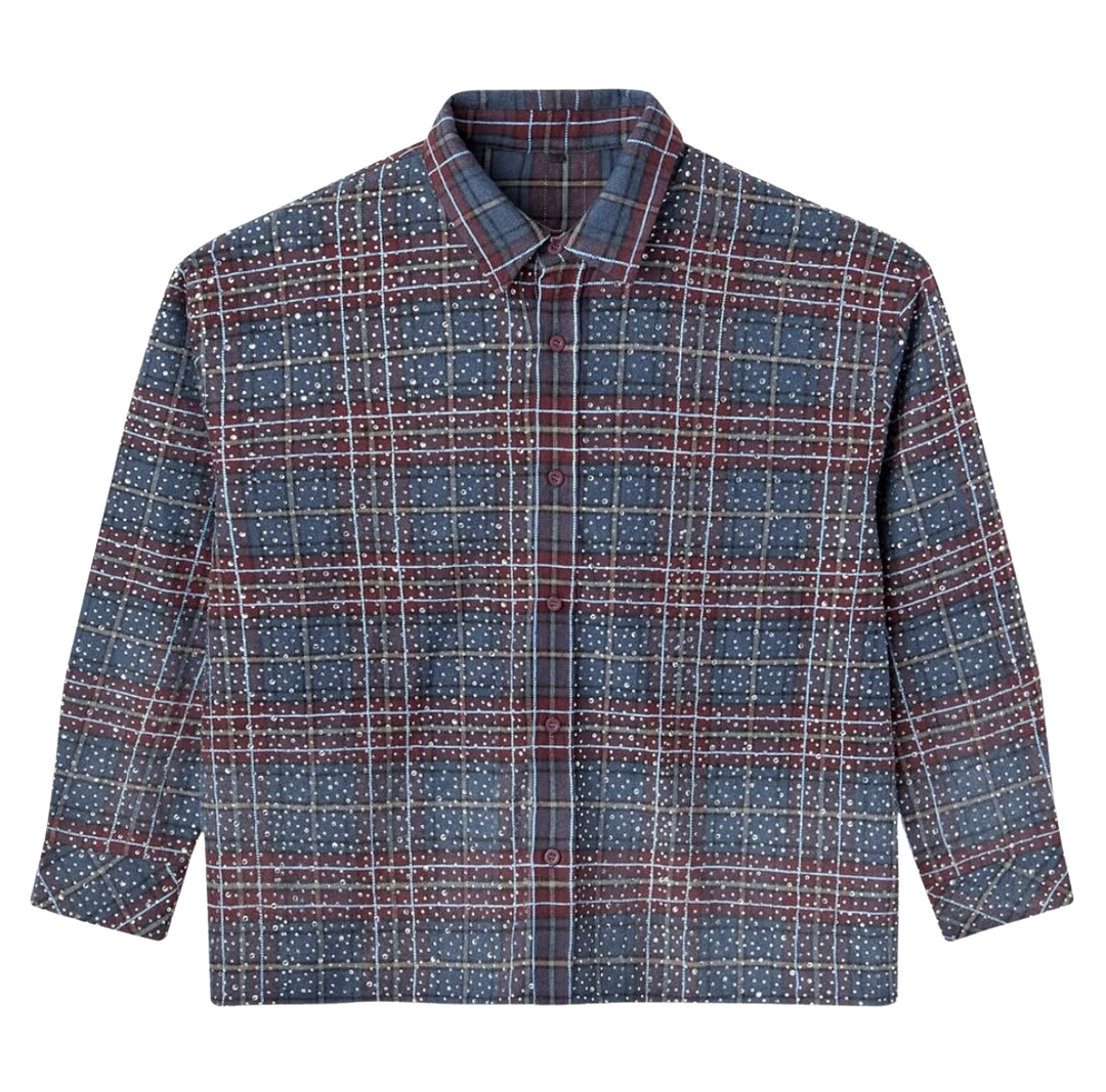 Happy Memories Don't Die HMDD 'Disco' Cropped Flannel