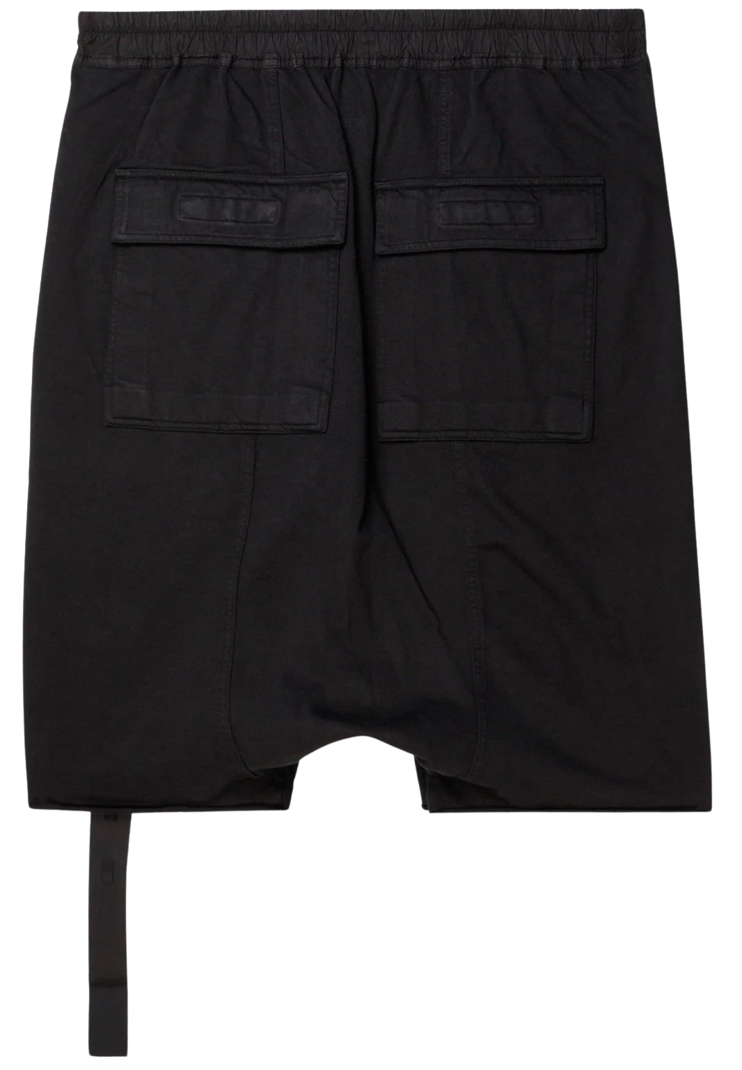 Rick Owens DRKSHDW Black Drawstring Pod Shorts