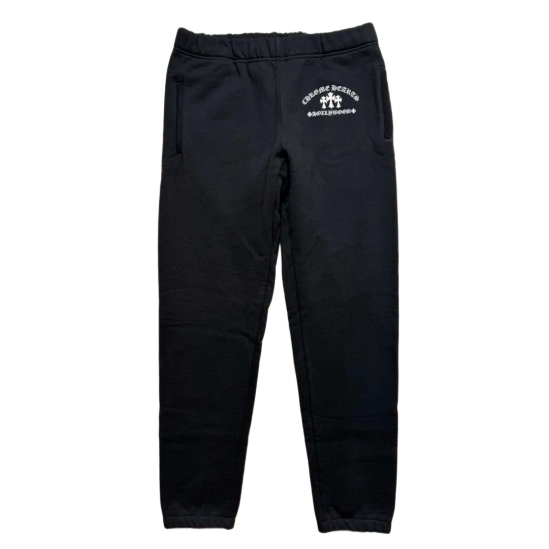 Chrome Hearts 'King Taco' Embroidered Black Sweatpants