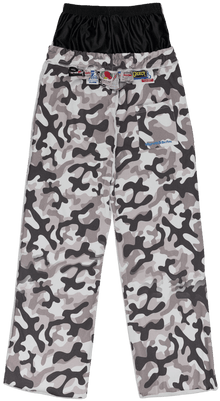 Murd333r.fm x Greedy Unit 'White Camo' Layer Sweatpants