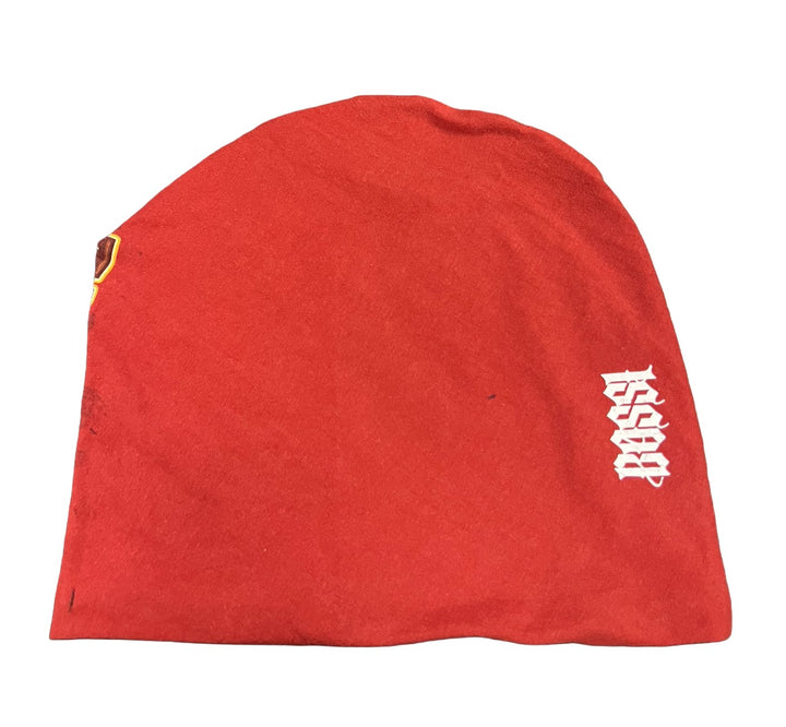 Bossi 'Dark Red Bike' Rhinestone Vintage Beanie