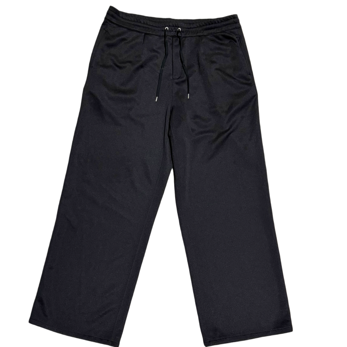 Second Layer 'Black' Baggy Trackpants