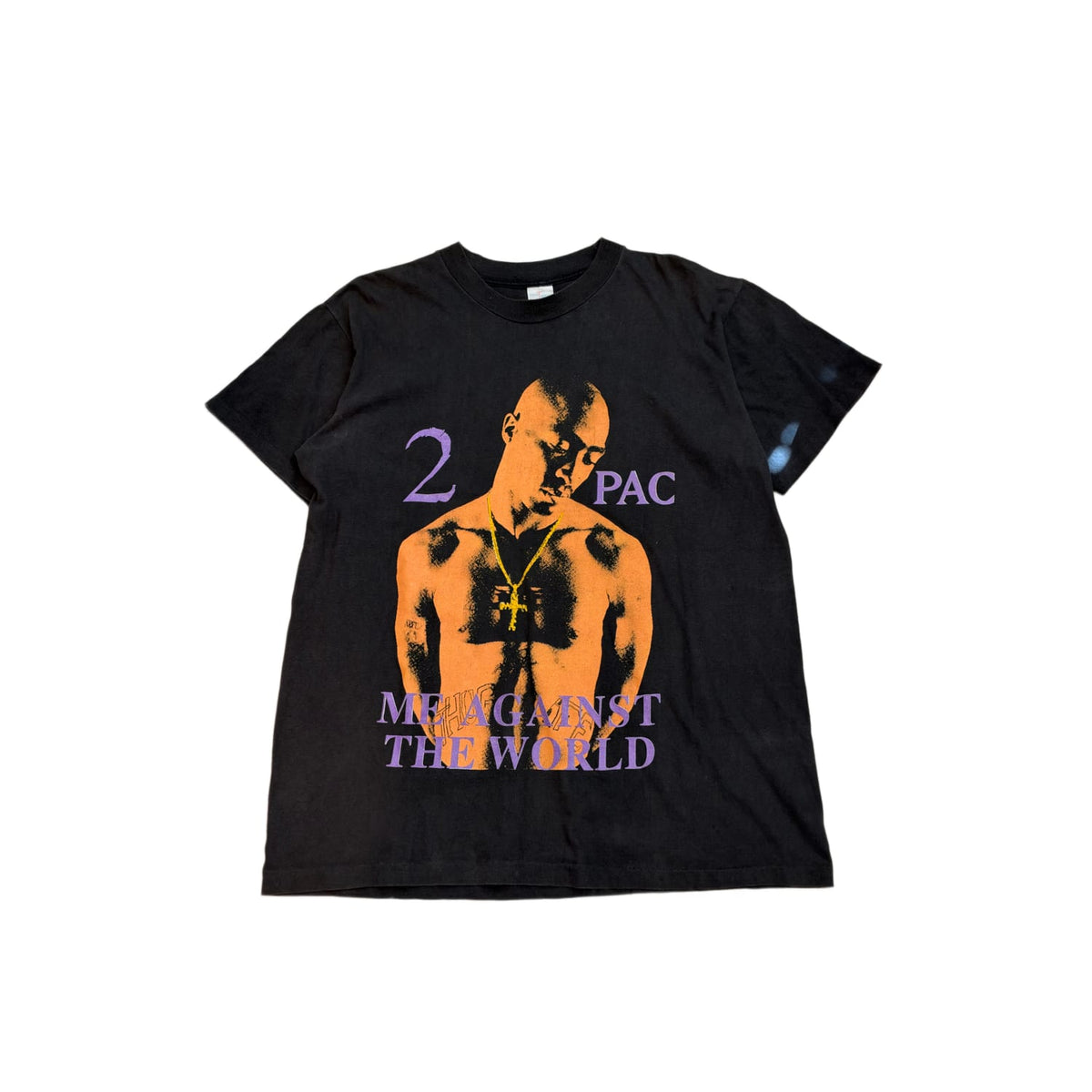 Tupac 'Me Against the World' Vintage Black Tee