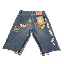 *Better With Age 'Gentleman's' Triple Wide Two Tone Denim Shorts