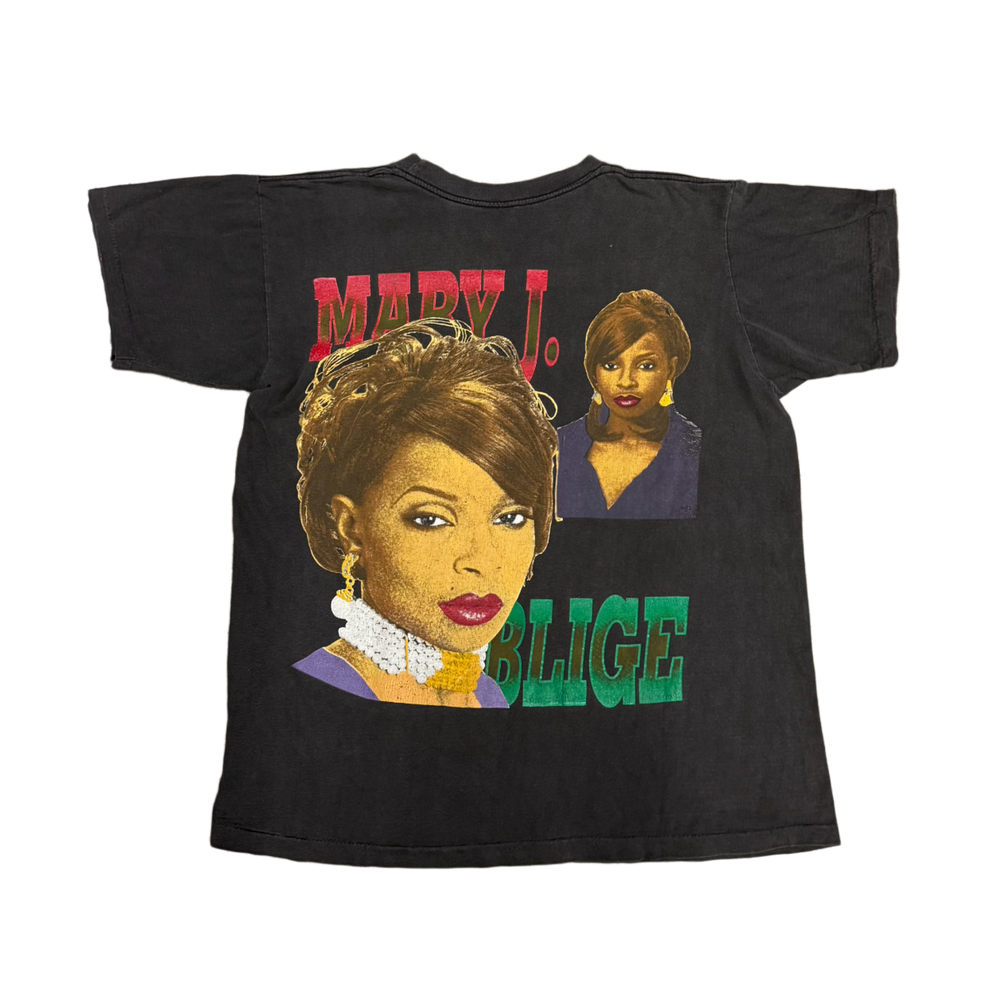 Mary J. Blige 'Washed Black' Vintage Tee