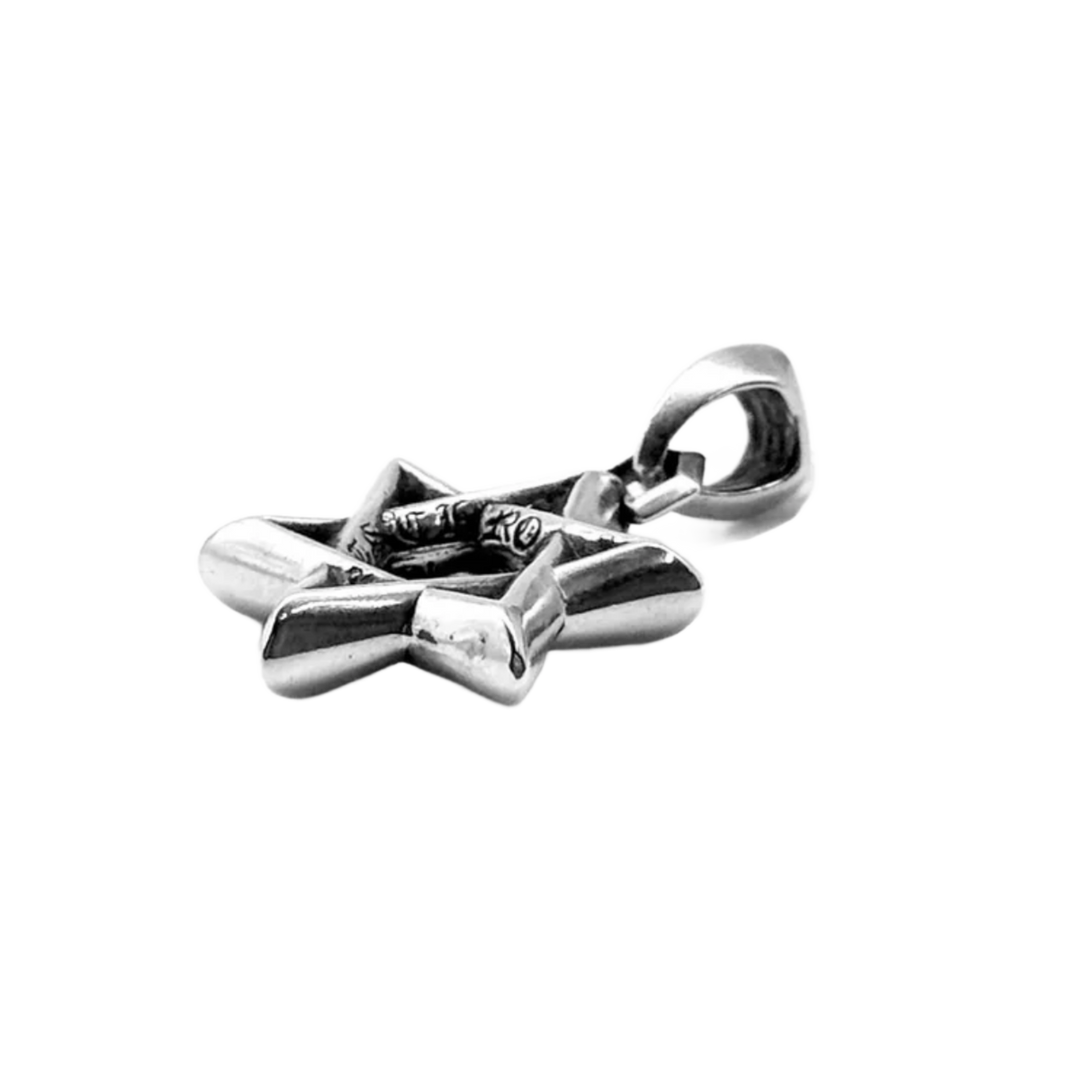 Chrome Hearts 'Silver' Mini Star Of David Pendant