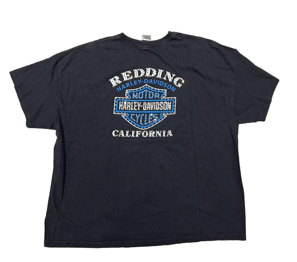 Harley Davidson 'Redding' Rhinestone Vintage Tee