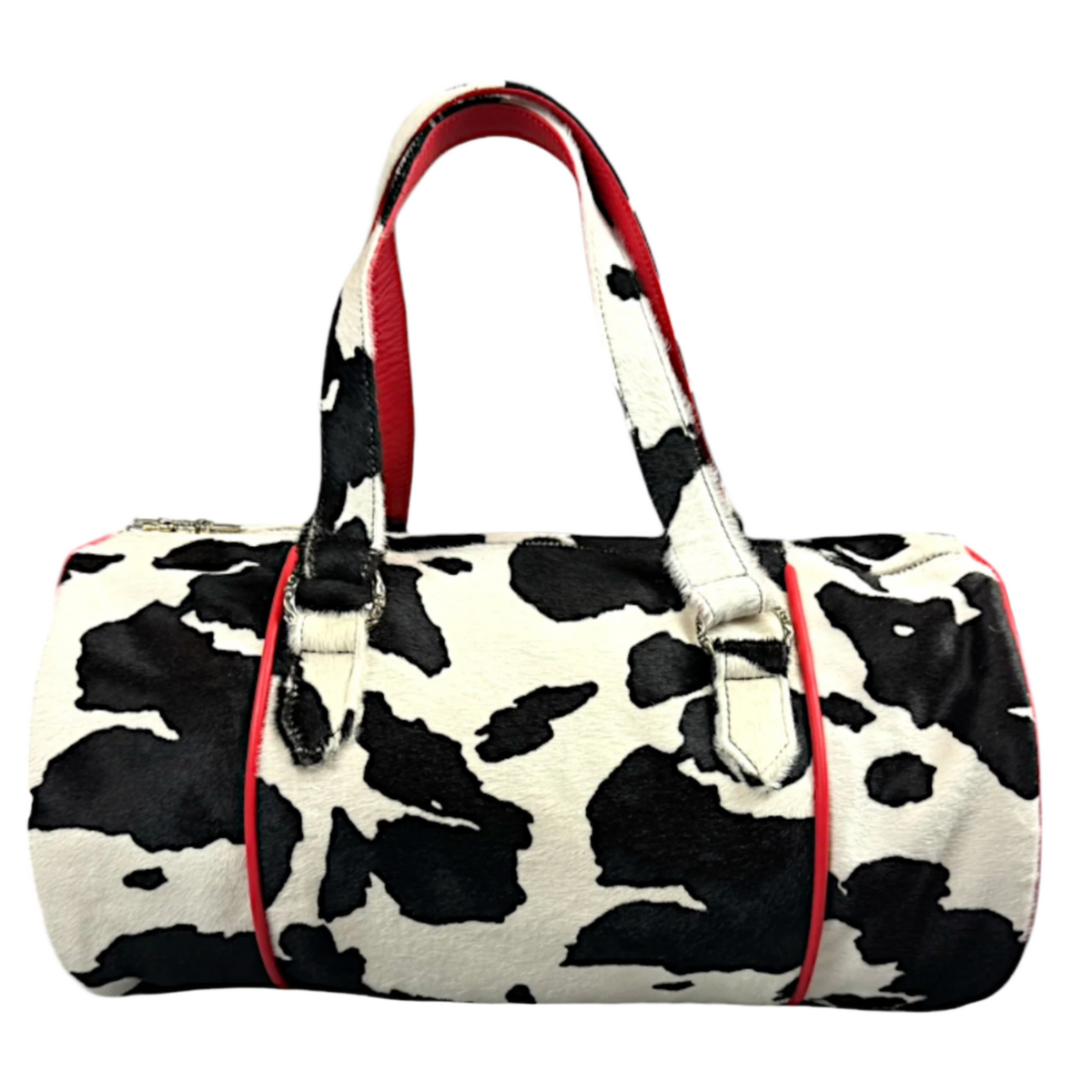 Chrome Hearts 'Cow Fur Triple Cross' Boston Duffle Bag