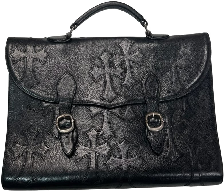 Chrome Hearts 'Cross Patched Gothic' Briefcase