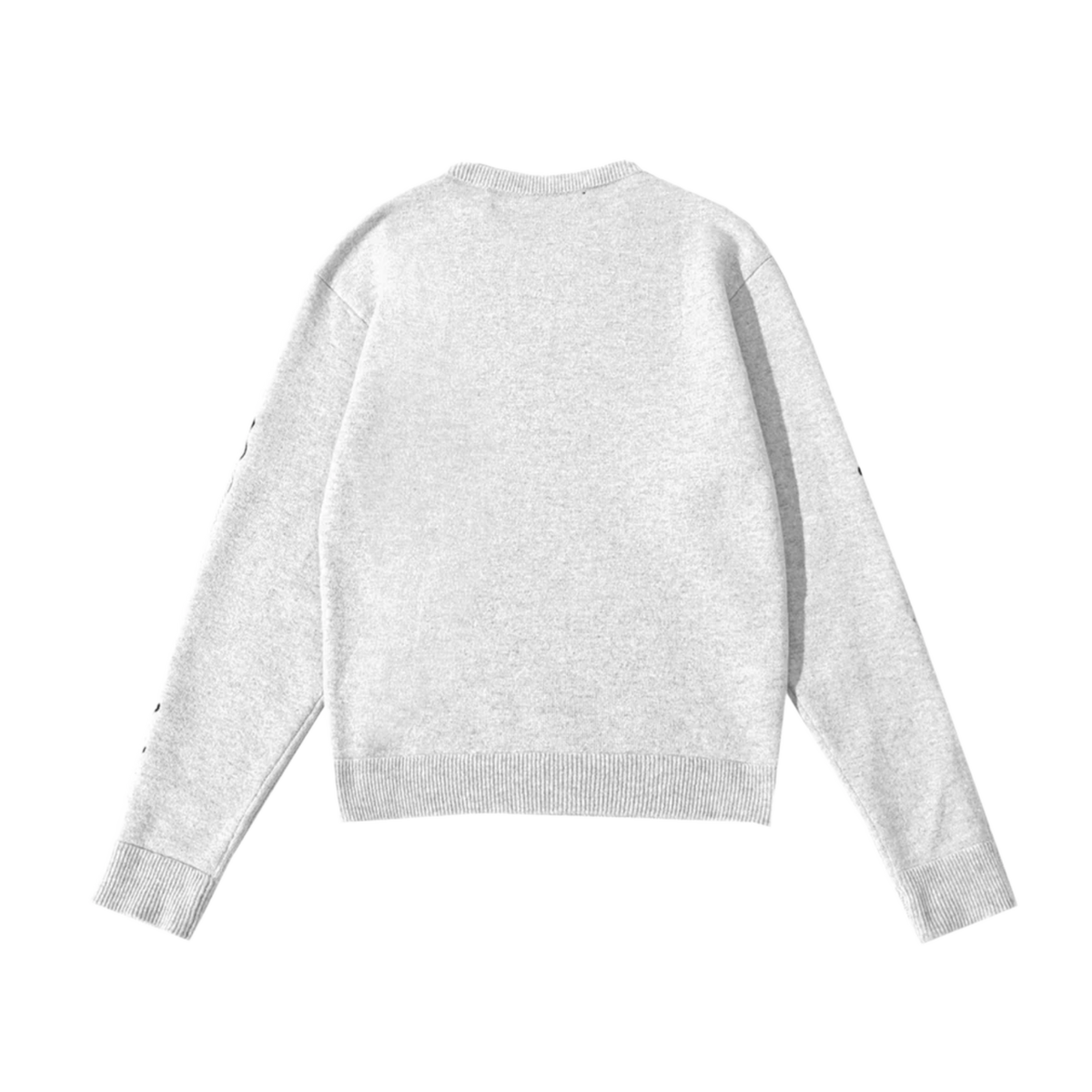 Chrome Hearts 'Grey' Embroidered Cashmere Sweater