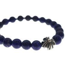 Chrome Hearts 'Blue' Plus Cross Beaded Bracelet