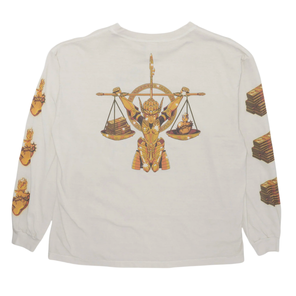Saint Michael Clot 'Seiya' White Longsleeve
