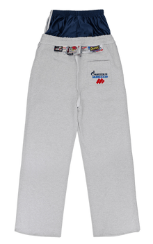 Murd333r.fm x Greedy Unit 'Hunter' Grey Layered Sweatpants