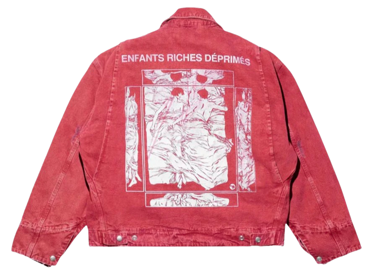 Enfants Riches Déprimés 'Italian Romance' Red Work Jacket