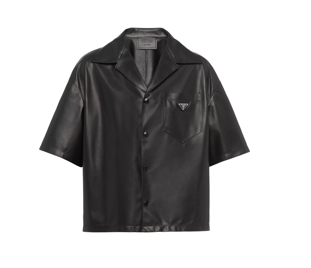 Prada 'Black' Leather Shirt