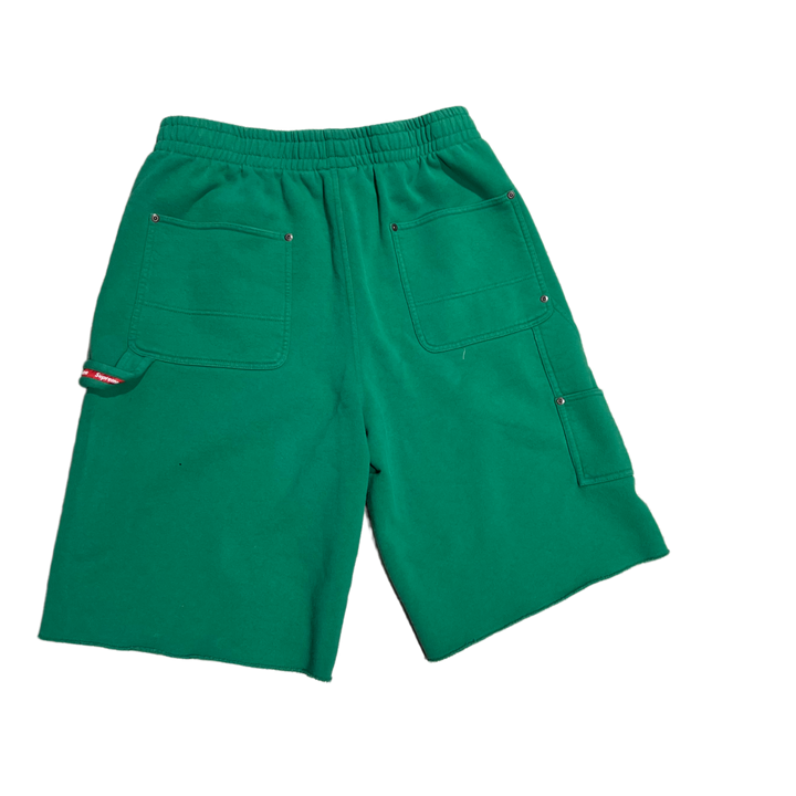 Supreme 'Green' Carpenter Sweat Shorts 