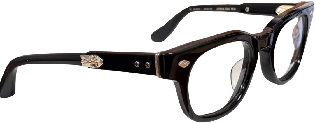 Chrome Hearts 'Jenna Tail Yea' Black/Gold Sunglasses