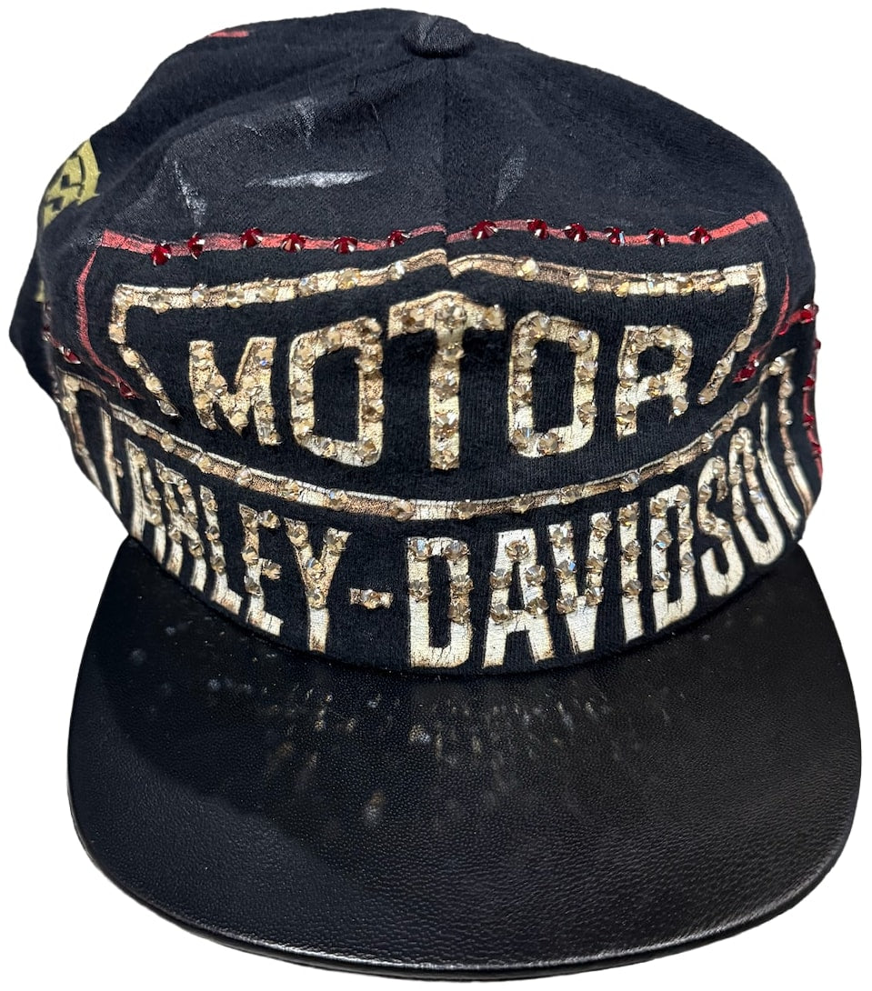 Bossi 'Motor Harley Davidson' Rhinestone Snapback Hat