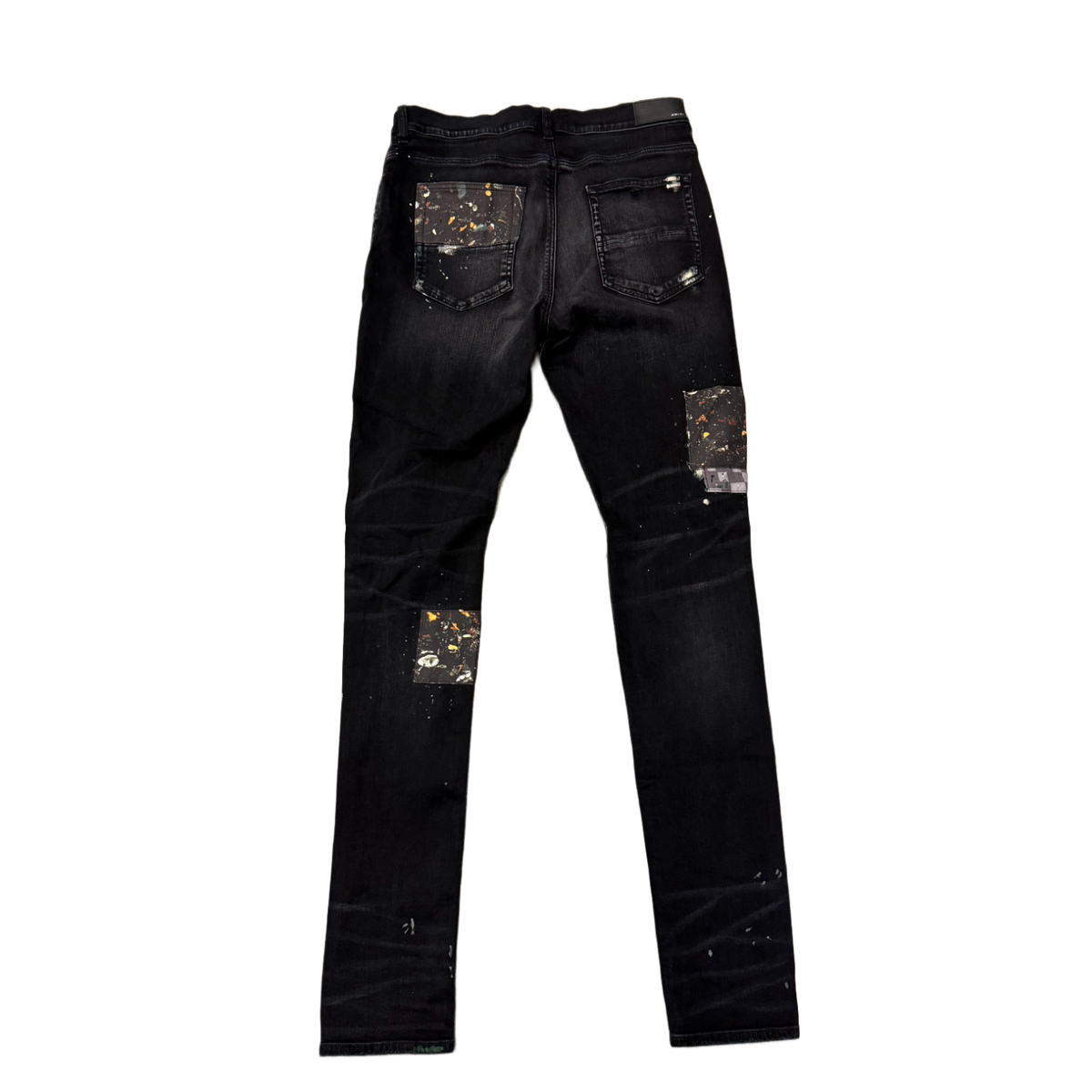 Amiri 'Paint Splatter' Patched Jeans
