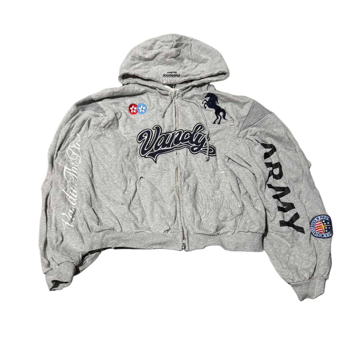 Project G/R 'Grey' Vandy The Pink Hooded Sweatshirt