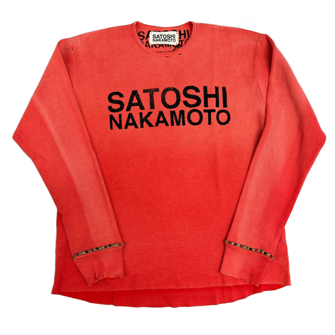 Satoshi Nakamoto 'Red' Studded Thermal