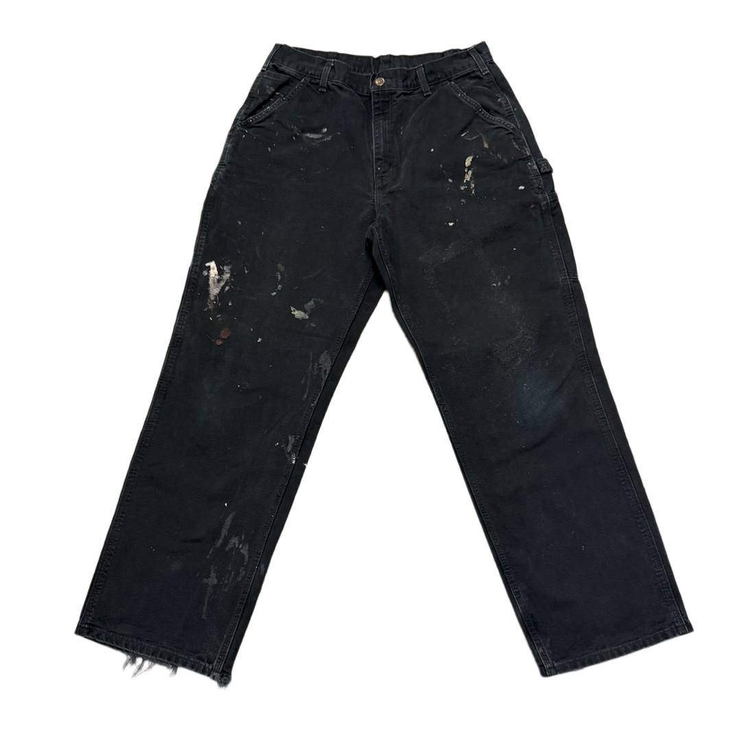 Carhartt 'Painted' Vintage Black Carpenter Pants