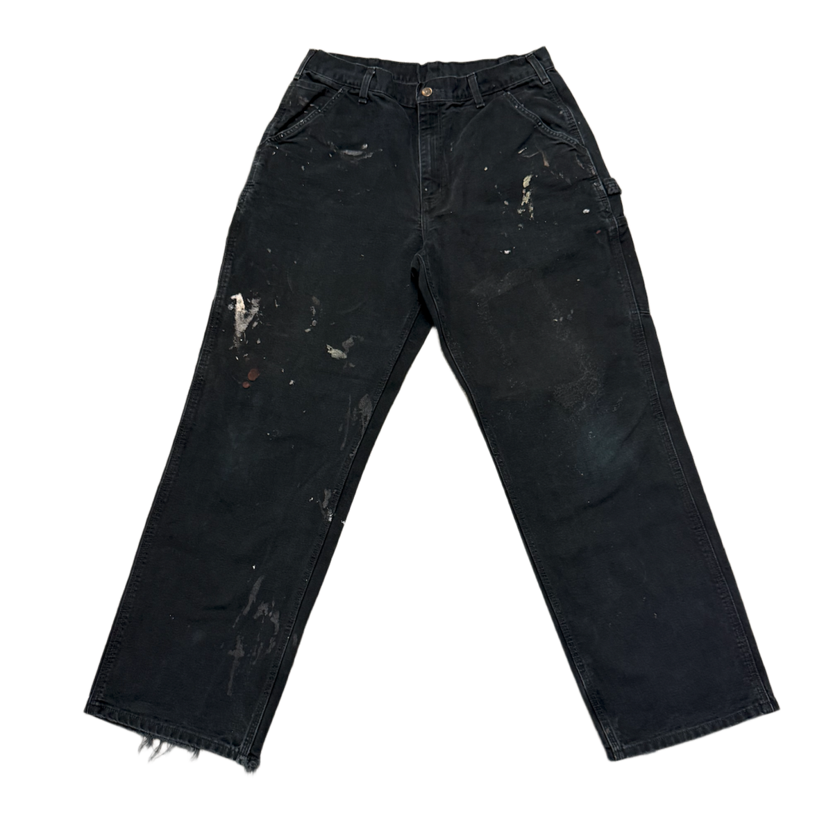 Carhartt 'Painted' Vintage Black Carpenter Pants