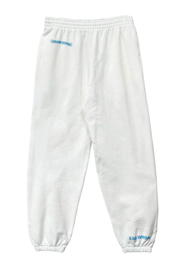 Chrome Hearts Las Vegas Exclusive 'Dice' White Sweatpants