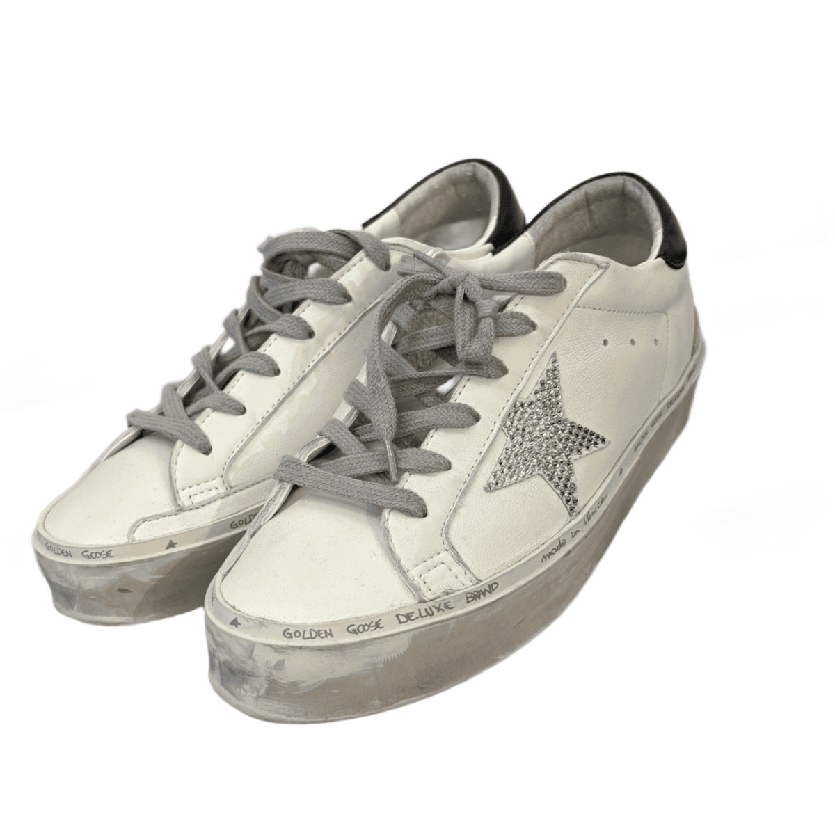 Golden Goose 'Swarovski Crystal Star' Hi Star Sneakers