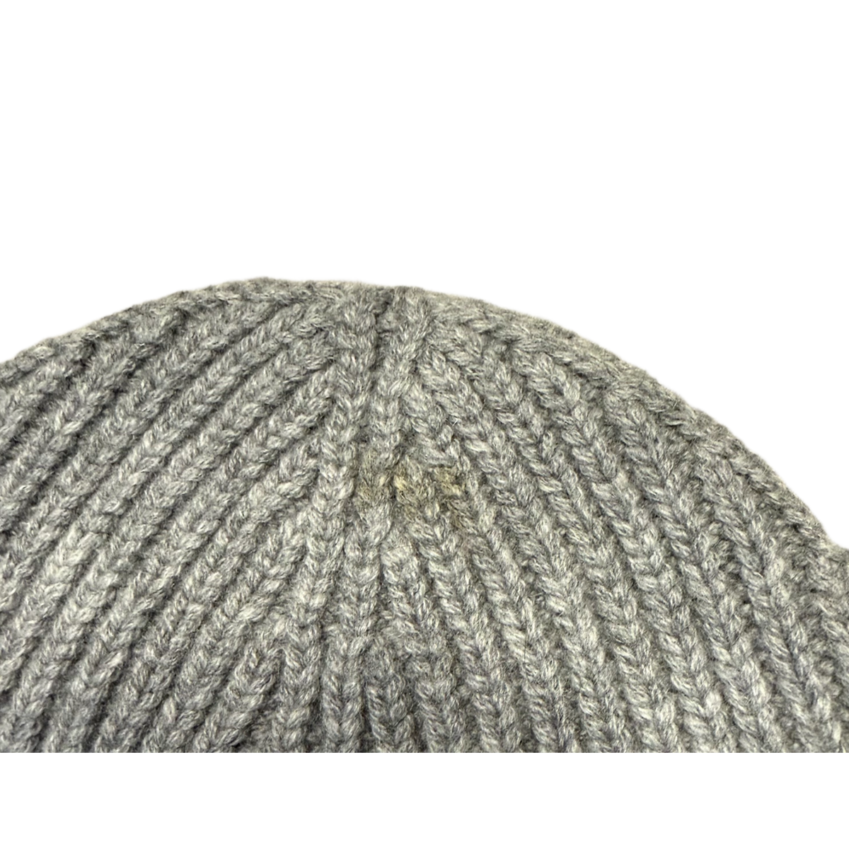 Chanel Grey 'Script Logo' Beanie