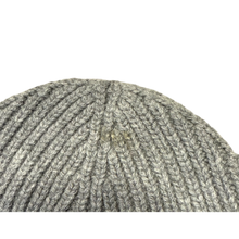 Chanel Grey 'Script Logo' Beanie