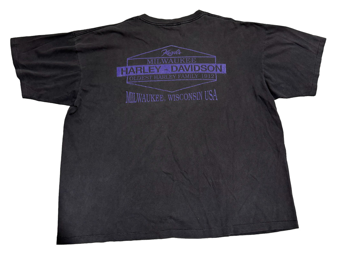 Harley Davidson 'Chrome Milwaukee' Vintage Tee