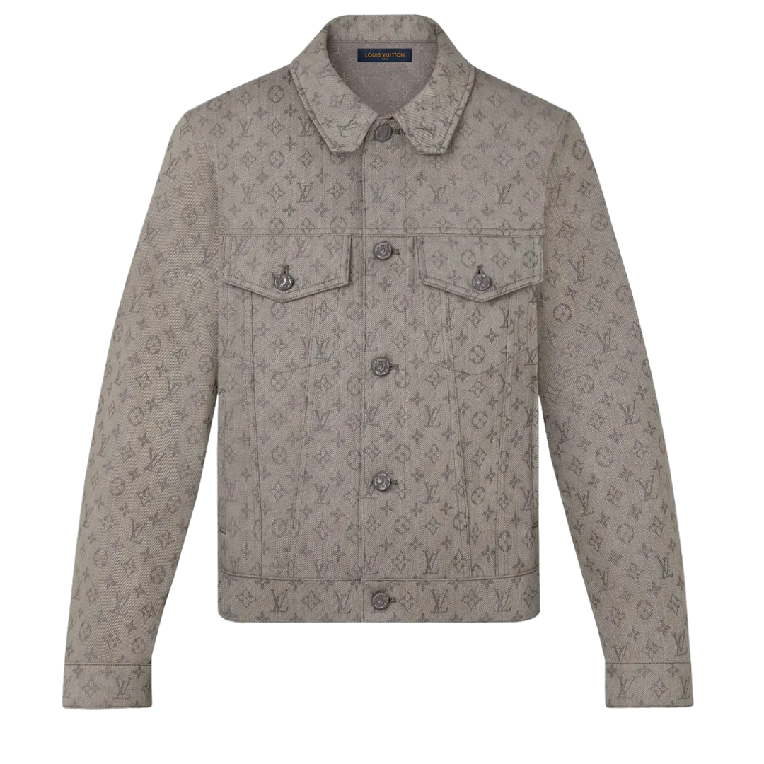 Louis Vuitton 'Grey Monogram' Denim Jacket