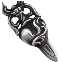 Chrome Hearts 'Silver' Heart Dagger Pendant