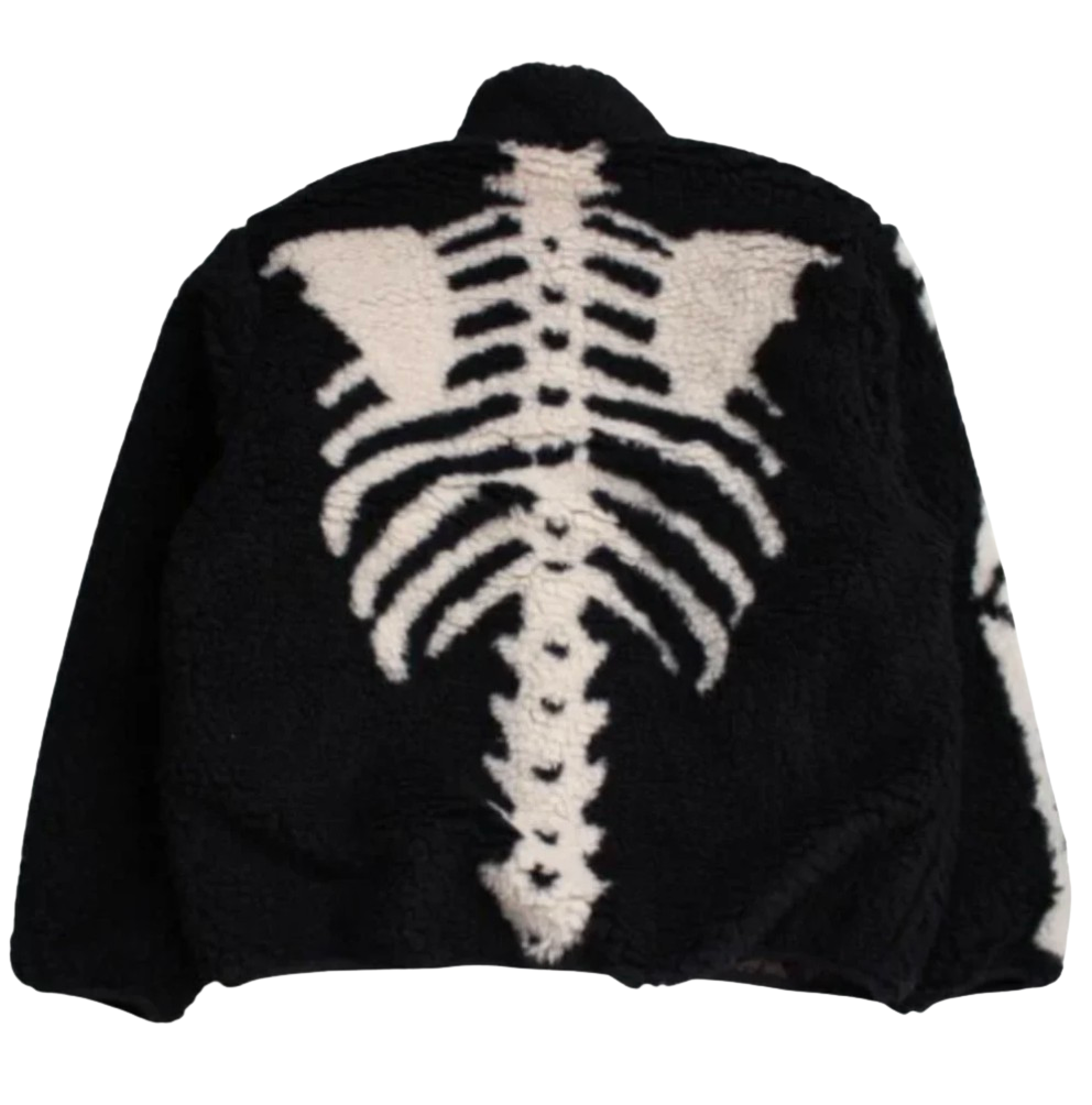Kapital 'Bone Boa' Reversible Fleece Jacket
