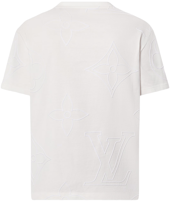 Louis Vuitton 'White' Macro Monogram Tee