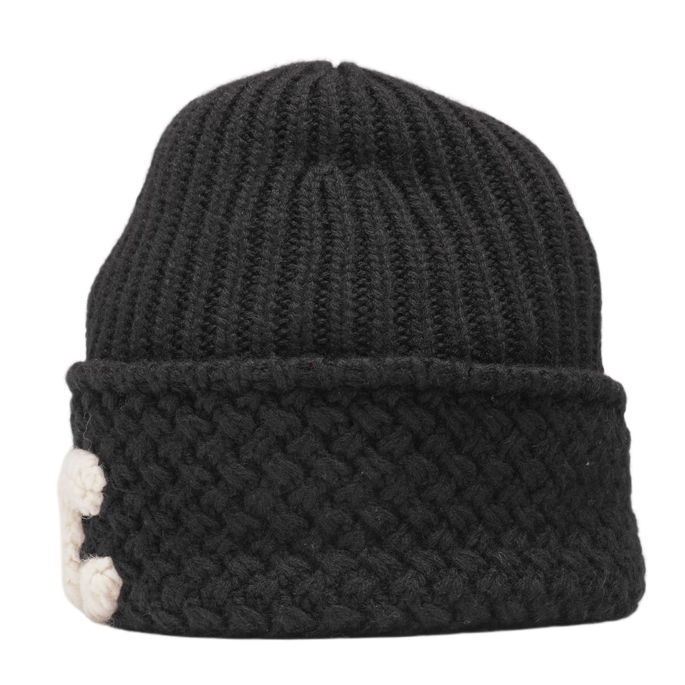 Chanel 'Black' CC Cashmere Knit Beanie