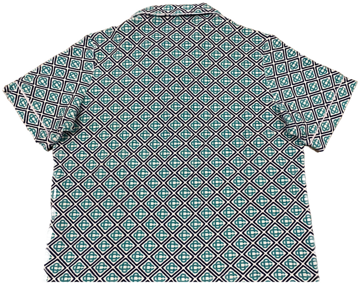 Casablanca 'Teal Blue' Towelling Shirt