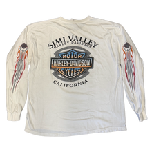 Harley Davidson 'Simi Valley' White Vintage Longsleeve Tee