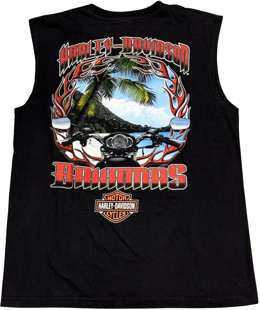 Harley Davidson 'Bahamas' Vintage Cutoff Tee