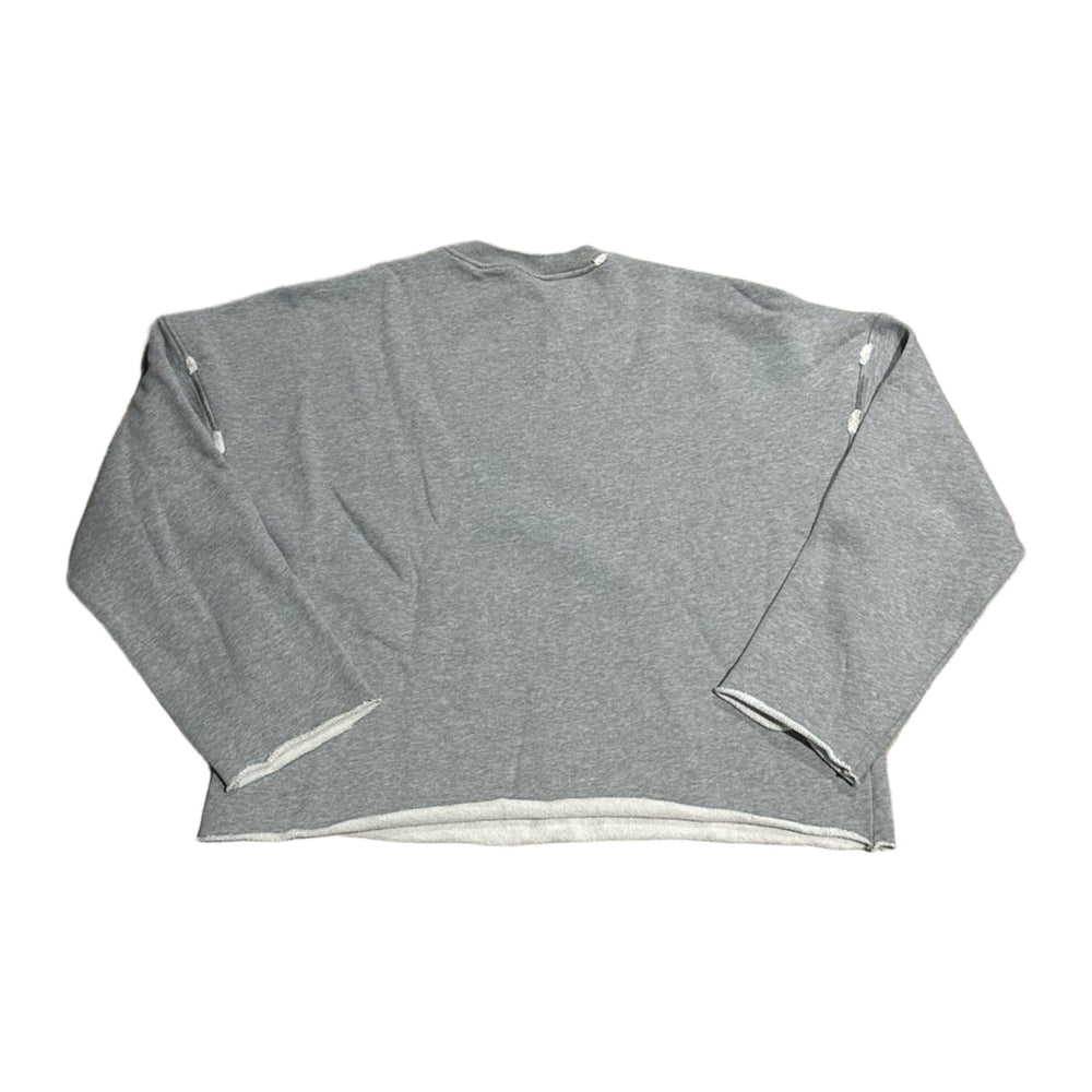Saint Vanity 'Grey' Sun Devils Distressed Crewneck
