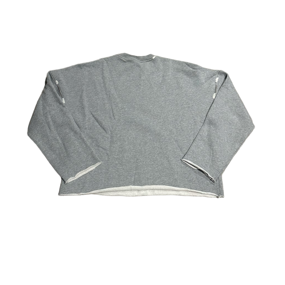 Saint Vanity 'Grey' Sun Devils Distressed Crewneck