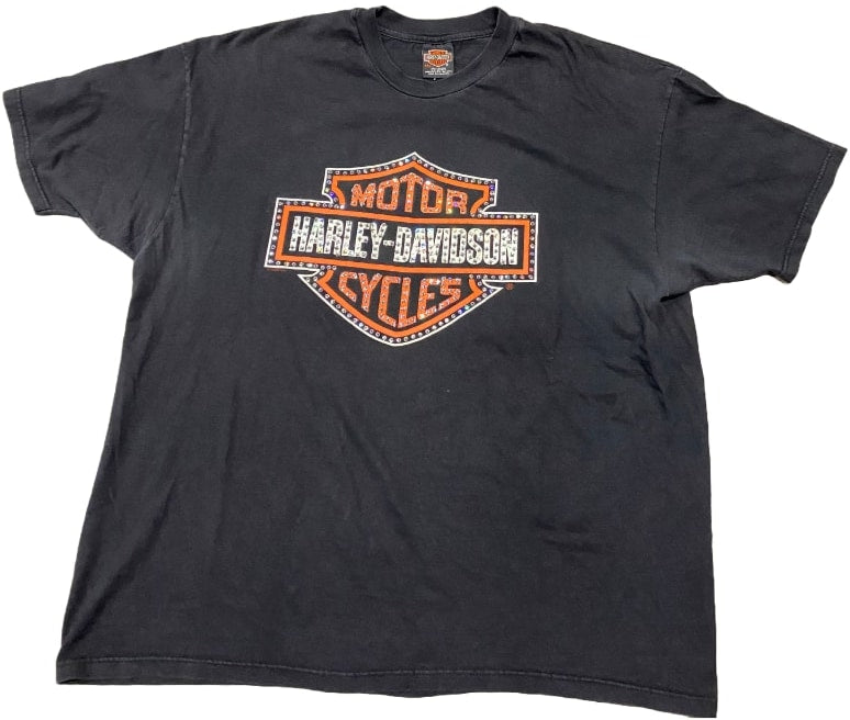 Harley Davidson 'Myrtle Beach Motorcycle' Rhinestone Vintage Tee