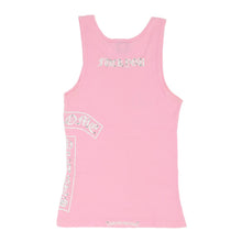 Chrome Hearts Vintage Women's 'Pink' Studded Cross T Bar FUCK YOU Tank Top