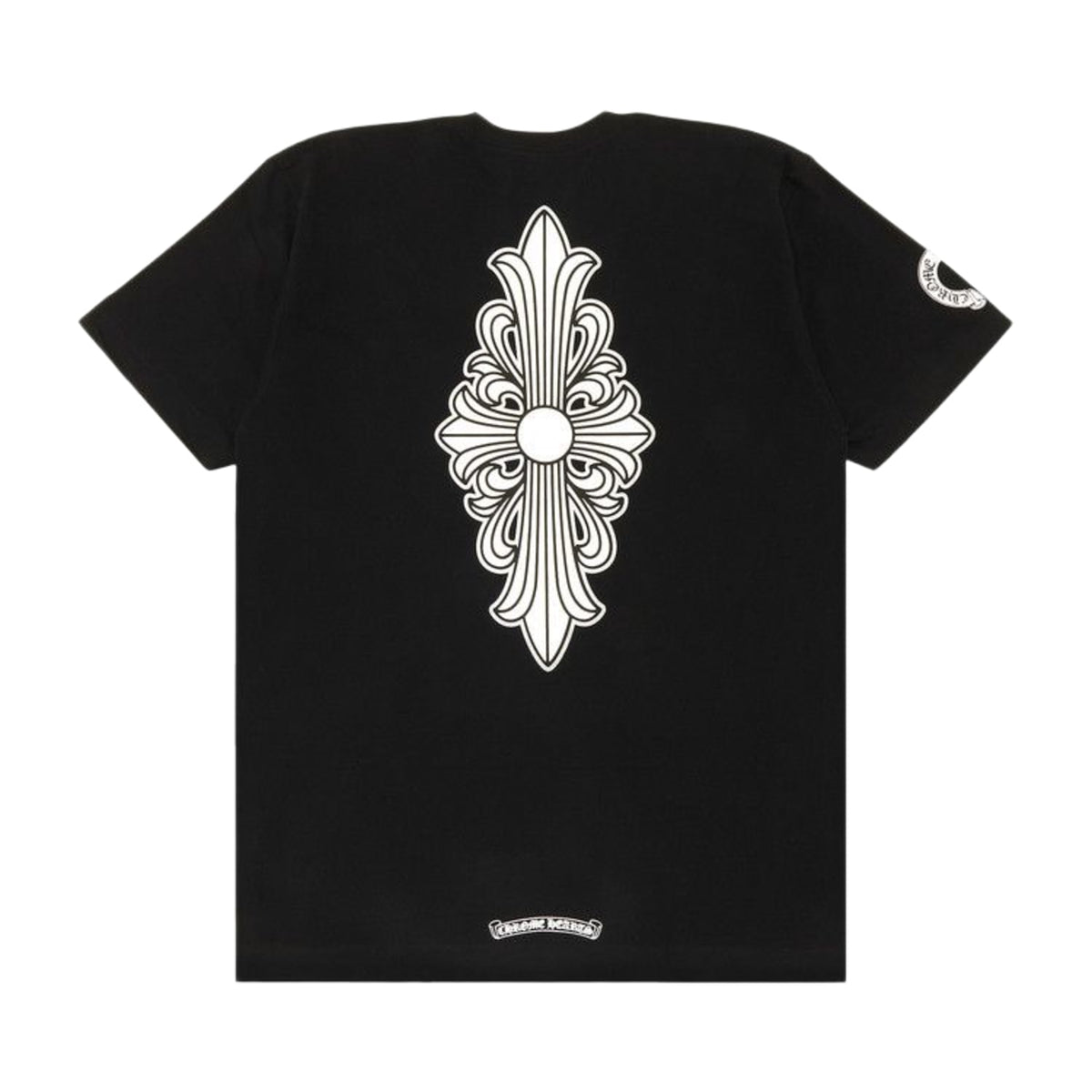 Chrome Hearts 'Black' Floral Cross Tee
